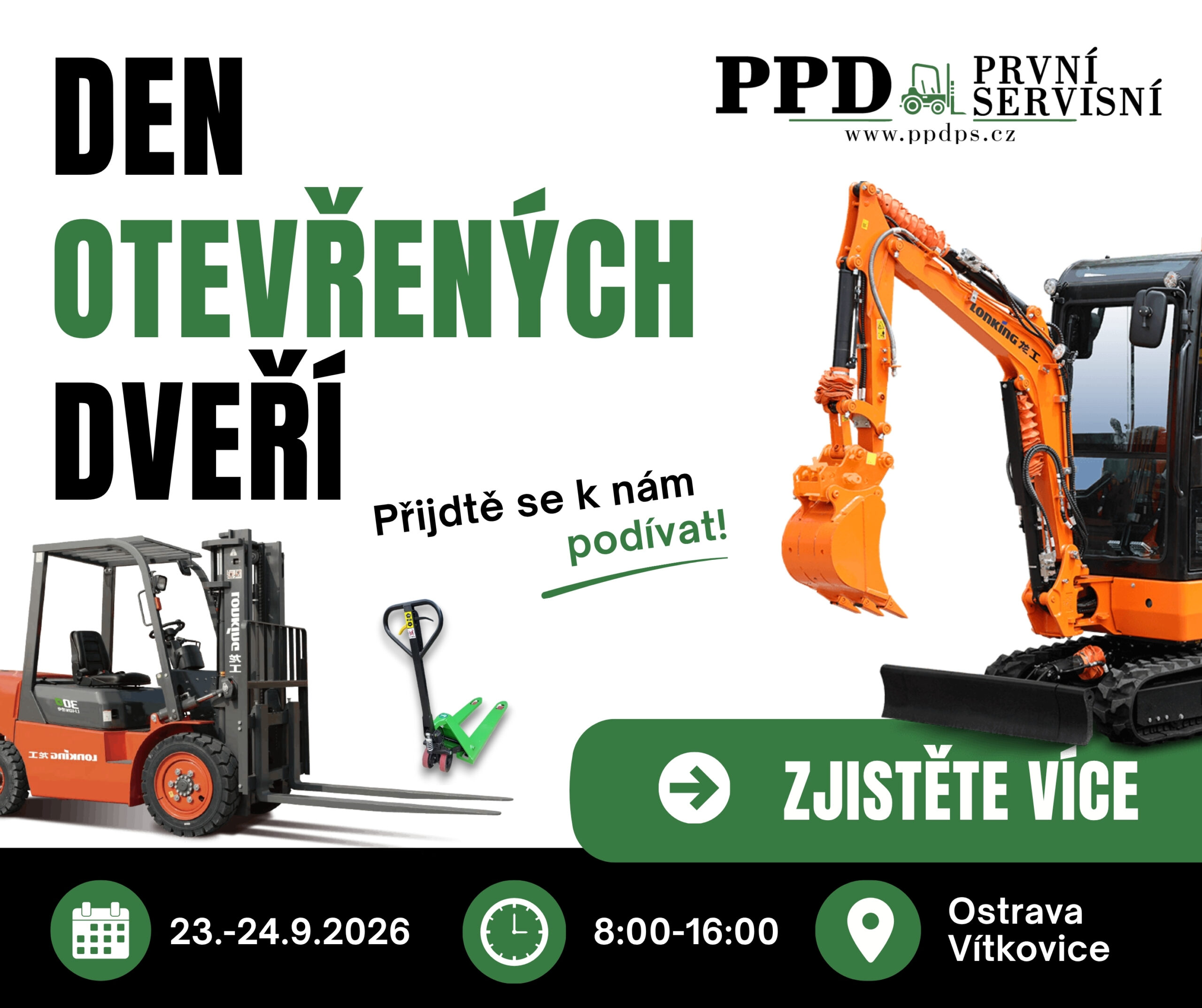 Vyzkoušejte VZV na týden zdarma 2 Den otevřených dveří